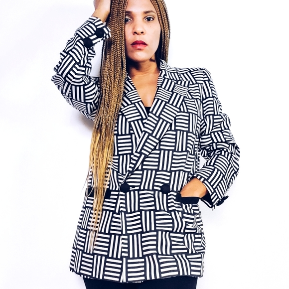 Vintage Jackets & Blazers - Printed Blazer